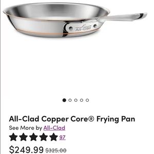All- Clad copper core frying pan 10 inch